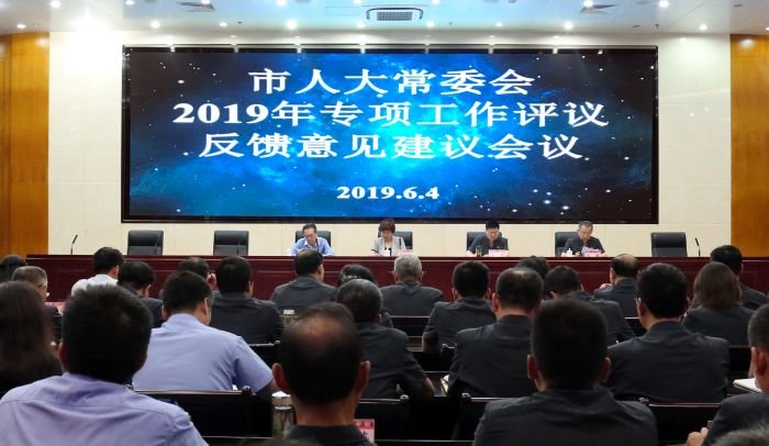 市人大常委会2019年专项工作评议反馈意...